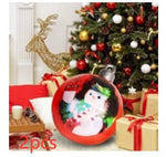 Aufblasbarer Weihnachtsball für den Außenbereich 60 cm – Wetterfeste PVC-Dekoration