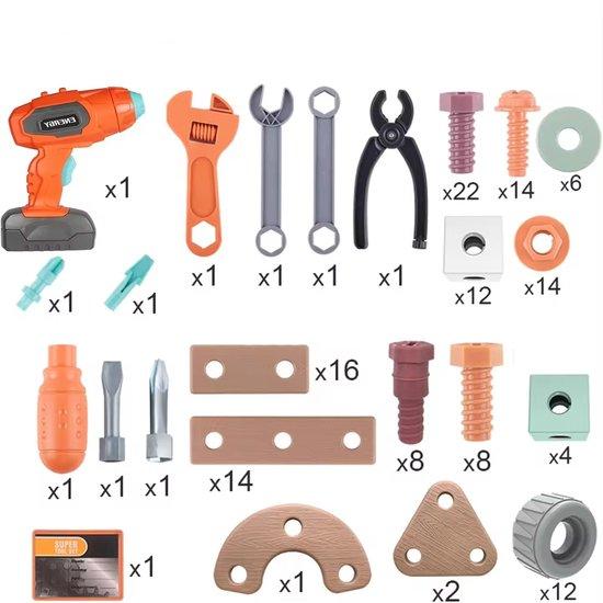 Spielset für angehende Handwerker im Baukastenstil