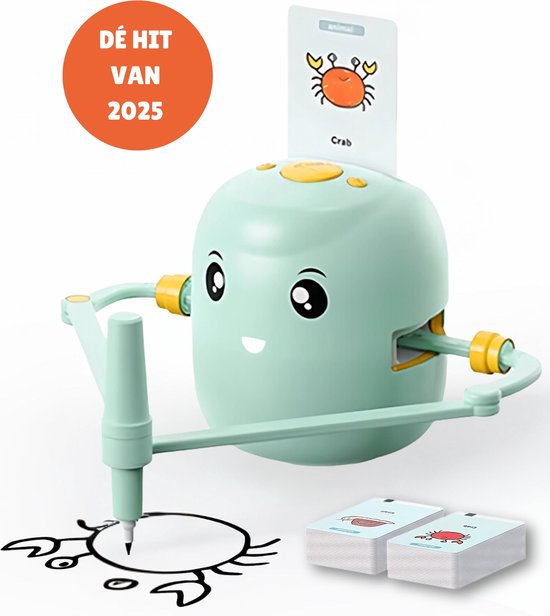 KreativBot | Fosters Children's Drawing Skills | Educational Toy with 100 Cards