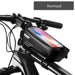 Praktische Fahrradrahmentasche mit Touchscreen-Zugang