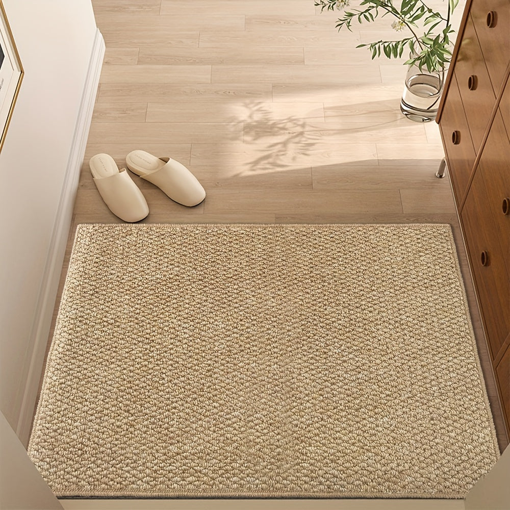 Robust Jute-Look Doormat – Washable Floor Protection for Home & Office