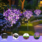 Sonnengartenstrahler mit Lavendel-Schmetterling | LED | Wetterfest