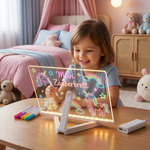 Zeichenbrett mit leuchtender LED-Beleuchtung für Kinder