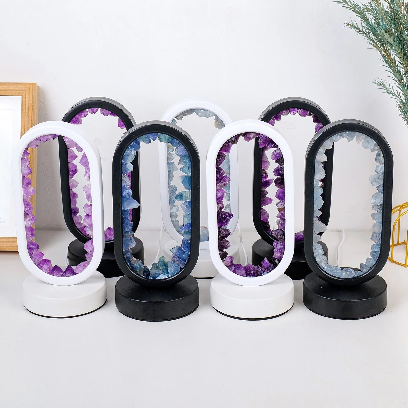 Handgefertigte Amethystlampe für Entspannung und Ruhe – CrystalGlow
