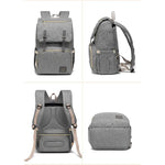 Babywickelrucksack mit USB – Rucksack für Flaschenwärmer und Ladefunktion