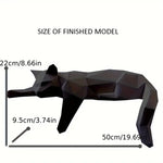 Elegante Katzenfigur für modernes Wohnen