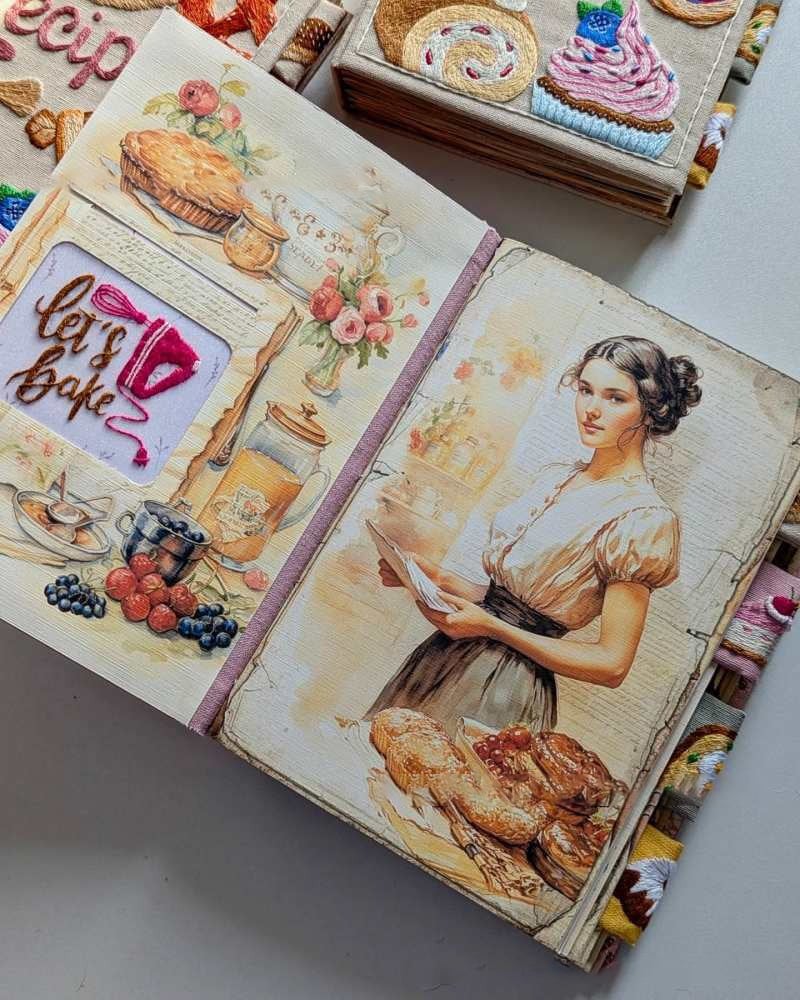 Kreatives Rezeptbuch | Handgefertigtes Erinnerungsstück