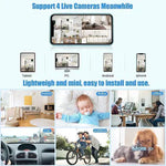 Kamera mit Nachtsicht und Magnethalterung – Wireless 1080p Mini
