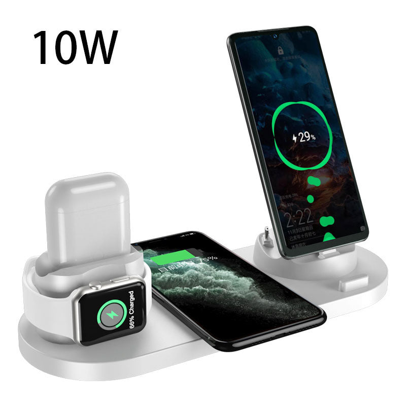 Multifunktionales 6-in-1 Ladegerät für iPhone und Smartwatch