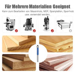 Präzises Fräser-Set mit 4 Teilen – Saubere Kanten für alle Materialien