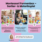 Formen Sortierspiel für Kinder – Montessori Motorikspielzeug
