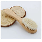 Haarpflege-Set für Babys mit Holz-Bürste und Kamm