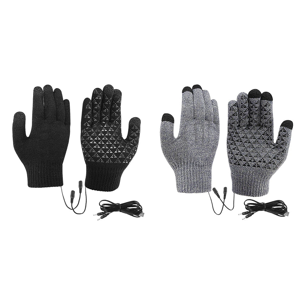 Heat Protection Gloves | USB Rechargeable | Touchscreen-friendly & Non-slip | Thermal Winter Gloves for Outdoor Activities