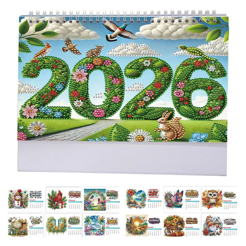 Sparkling DIY Calendar for Your Creative 2026