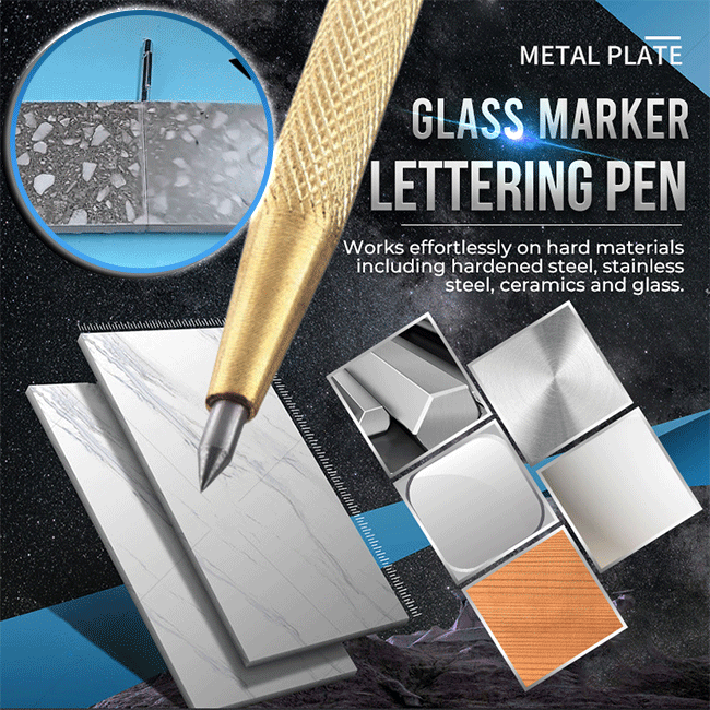 Präzisionsmarker aus Wolframstahl für Glas und Metall (2er Set)