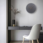 Wanduhr im minimalistischen Stil – Lautlose Uhr für modernes Interieur