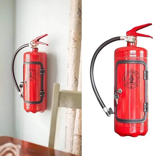 Mini Bar in Fire Extinguisher Design – Unique Gift Set