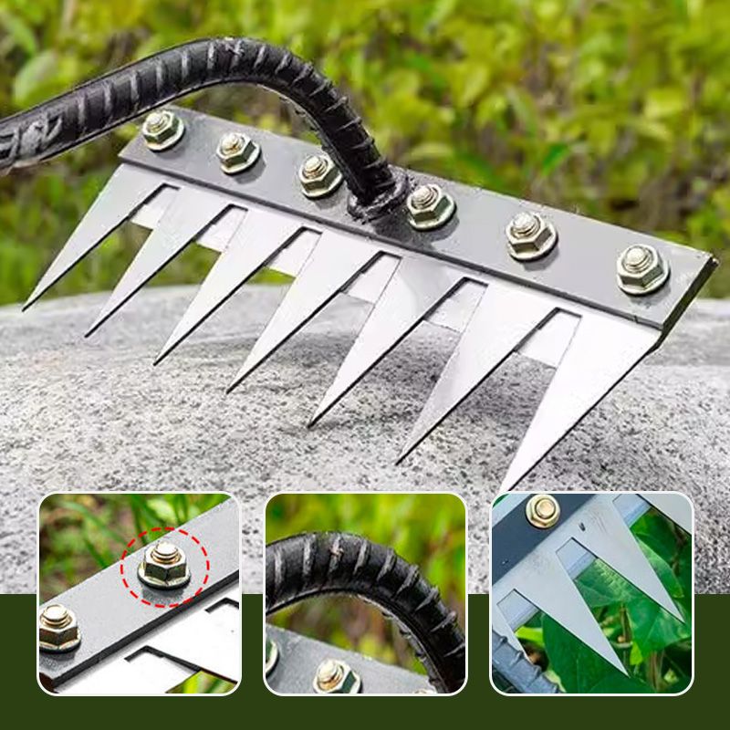 Gartenrechen aus Kohlenstoffstahl – Vielseitiger Handrechen für präzise Arbeiten