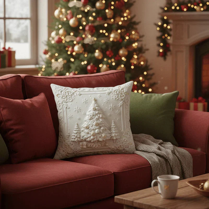 Festive Magic: 3D Christmas Decoration Covers Set (4 Pieces)