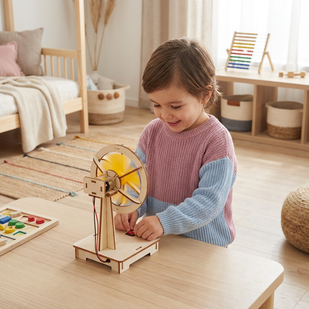Kreatives Wissenschaftsspielzeug im Baukasten-Design für Forschung