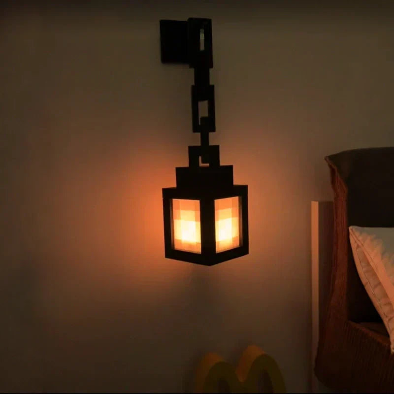 Wandlaterne mit Block-LED-Beleuchtung
