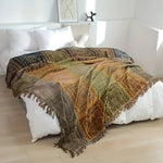 Boho-Quastendecke für ein gemütliches Zuhause
