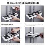 Praktisches Duschregal für Ihr Badezimmer | AquaStorage