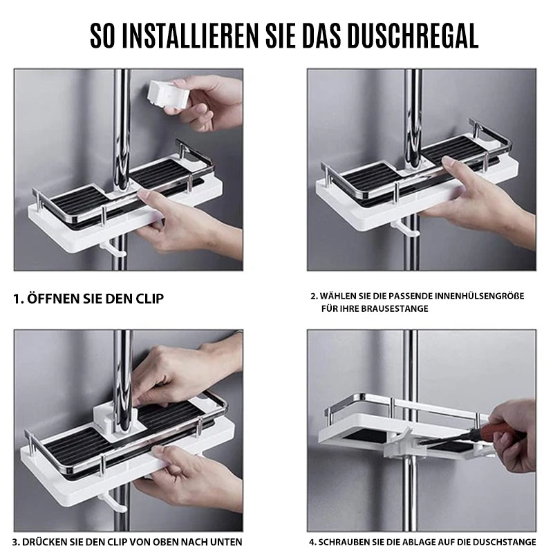 Praktisches Duschregal für Ihr Badezimmer | AquaStorage
