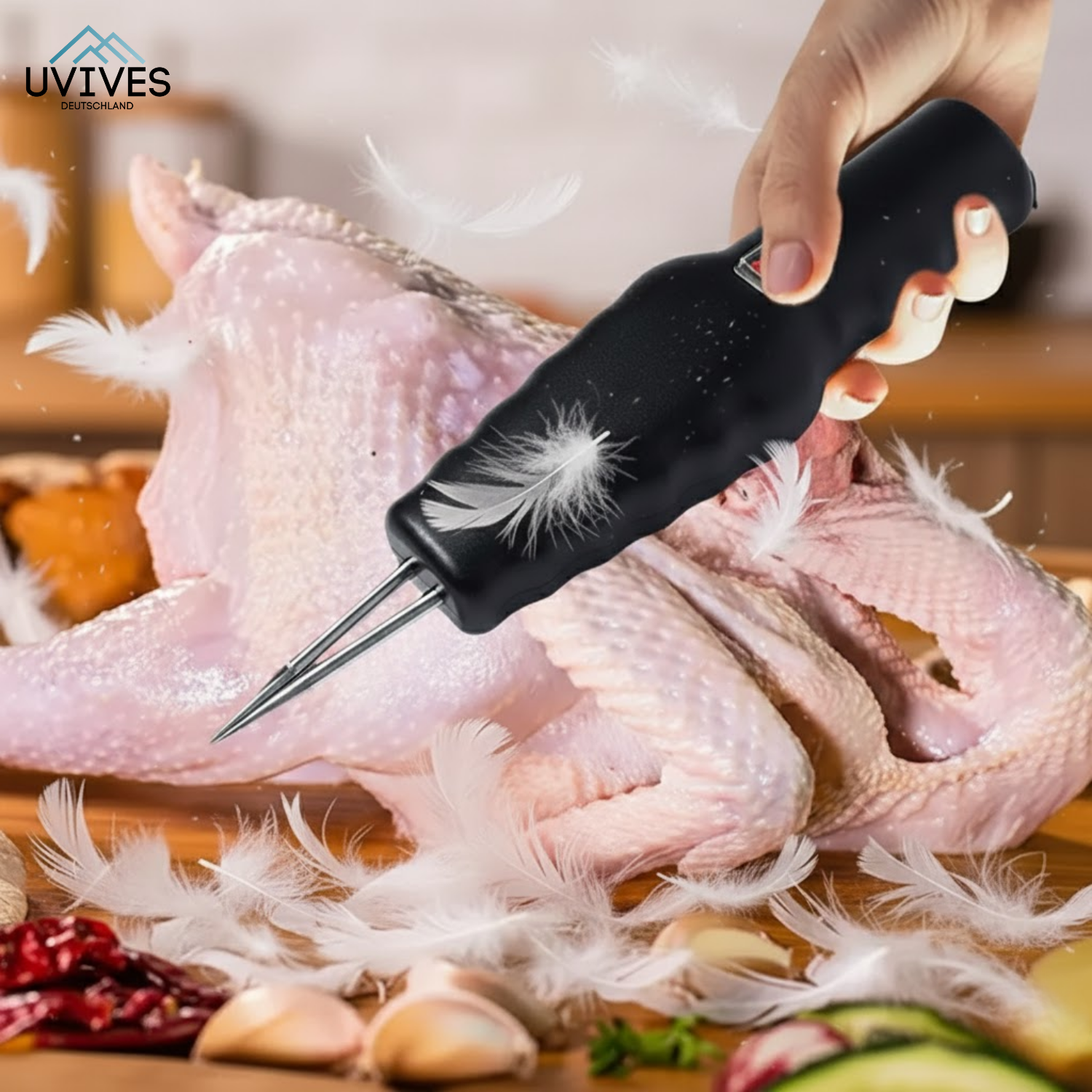 FeatherExpress – Practical Poultry Plucking Machine for Home Use