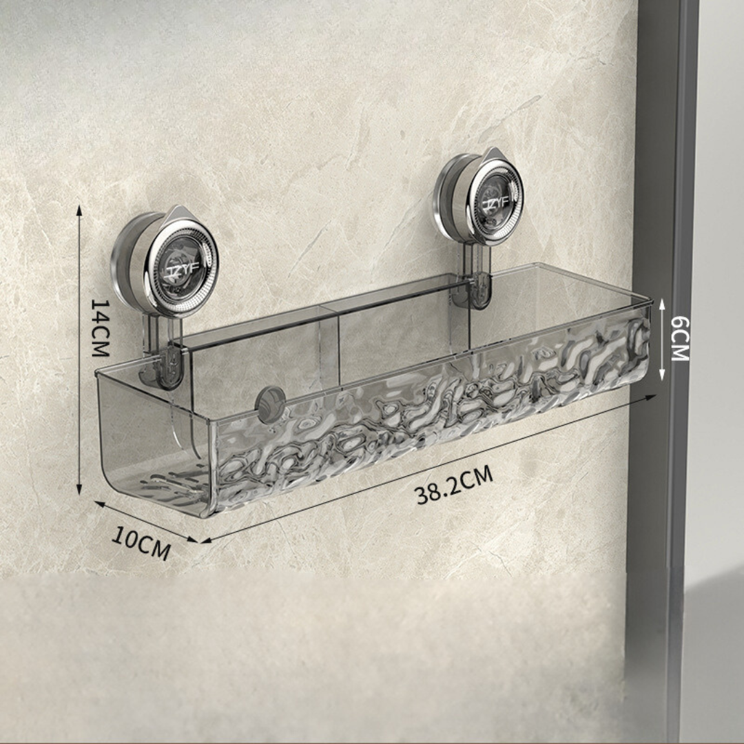 Corner Shelf with Suction Cup – Stylish Storage for Your Bathroom