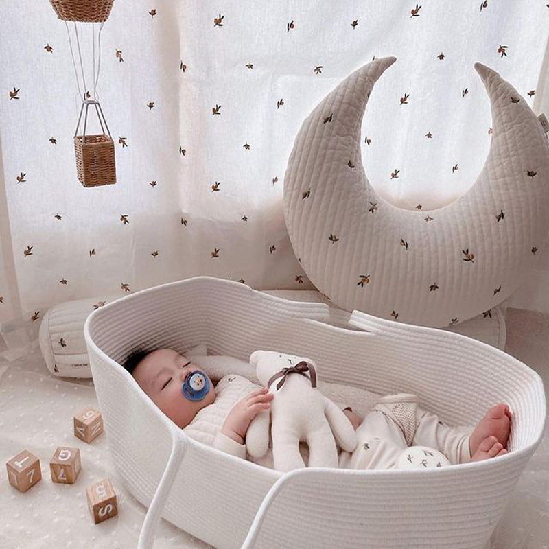 Neugeborenenkorb – Weicher und bequemer Babykorb mit Griffen