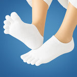 Unsichtbare Zehensocken für Damen – Rutschfeste, atmungsaktive Mesh, niedriger Schnitt, Blasenprävention und ganztägige Frische