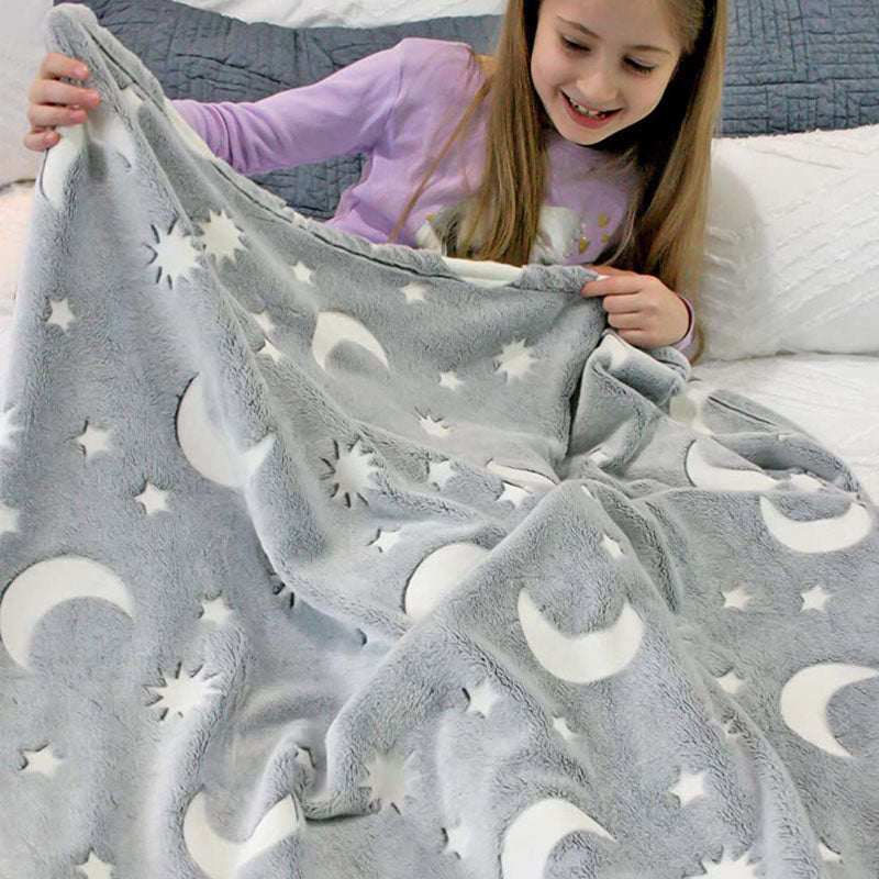 Kuscheldecke mit Sternenlicht – Leuchtet Nachts