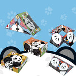 Tiermotiv-Rätselwürfel für Kinder – Pädagogisches Spielzeug mit Panda