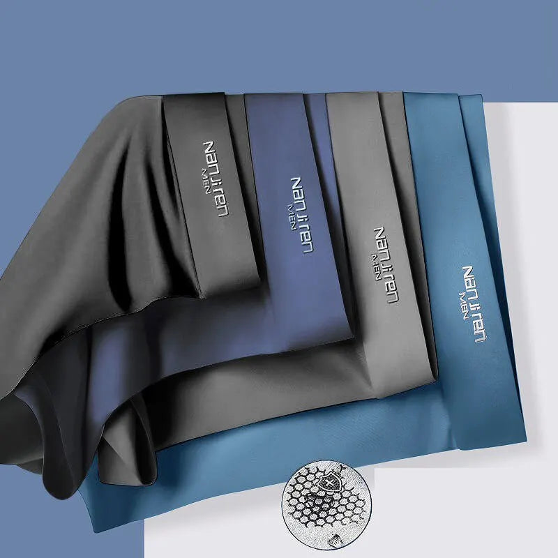 4-teiliges Set Boxershorts aus Eiskunstseide mit Graphen-Technologie
