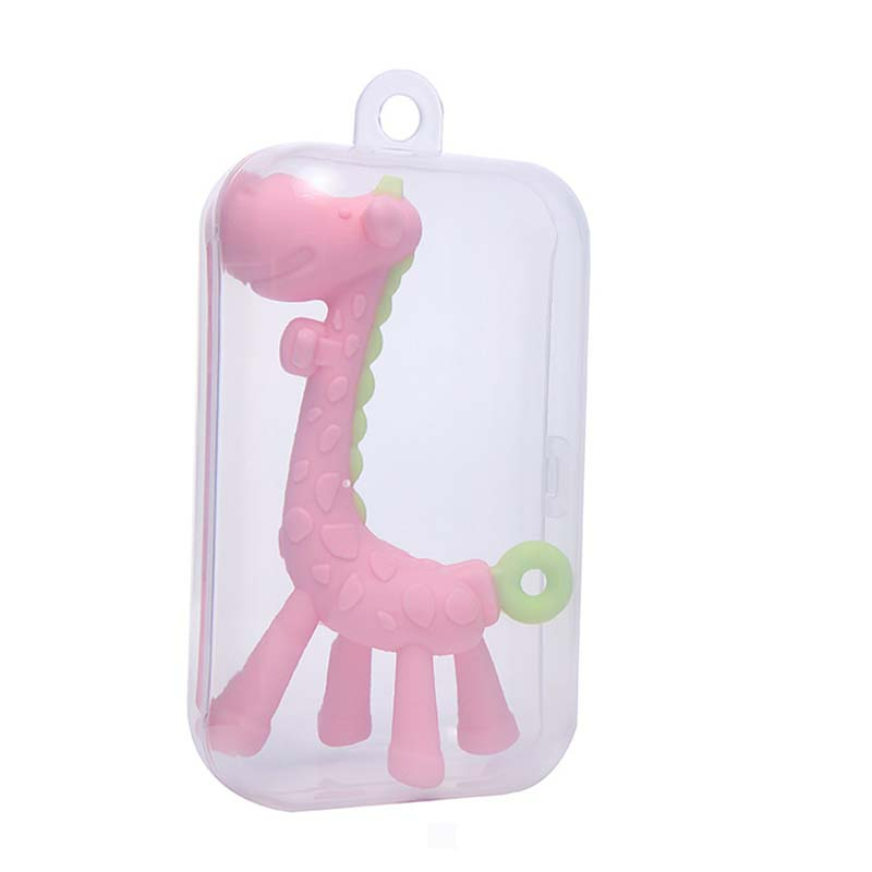 Silikon Beißspielzeug für Babys in Giraffenform