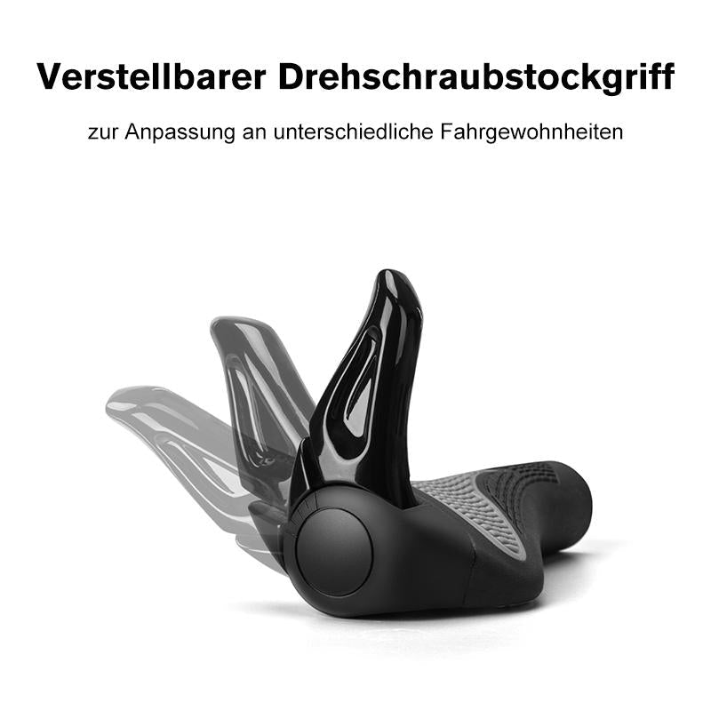 Ergonomic Bicycle Grips Made of Aluminum and Silicone