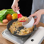 Kreativer Multifunktionslöffel zum Reiben von Ingwer und Knoblauch