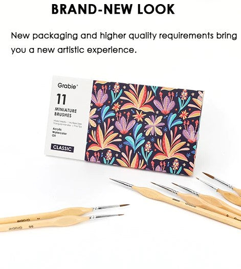 Precision Brush Set for Art Lovers and Professionals
