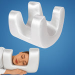 Anti-Falten Schönheit Kopfkissen - Ergonomisches Design aus kühlendem Memory-Schaum - Unterstützung für Hautpflege - Für Rücken- und Seitenschläfer