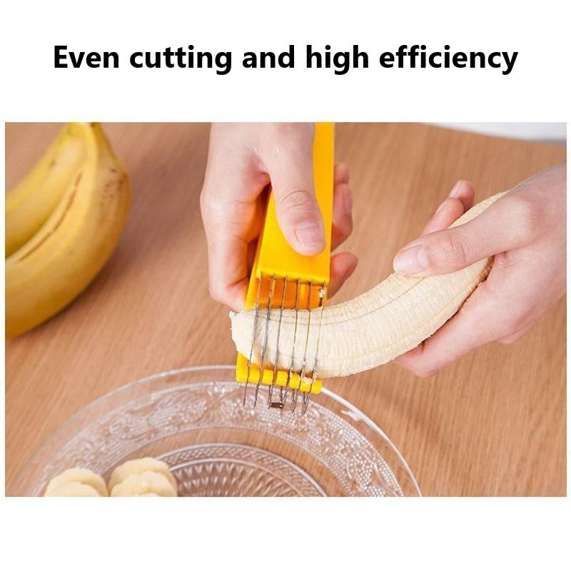 Bananenschneider aus Edelstahl – Für perfekte Scheiben