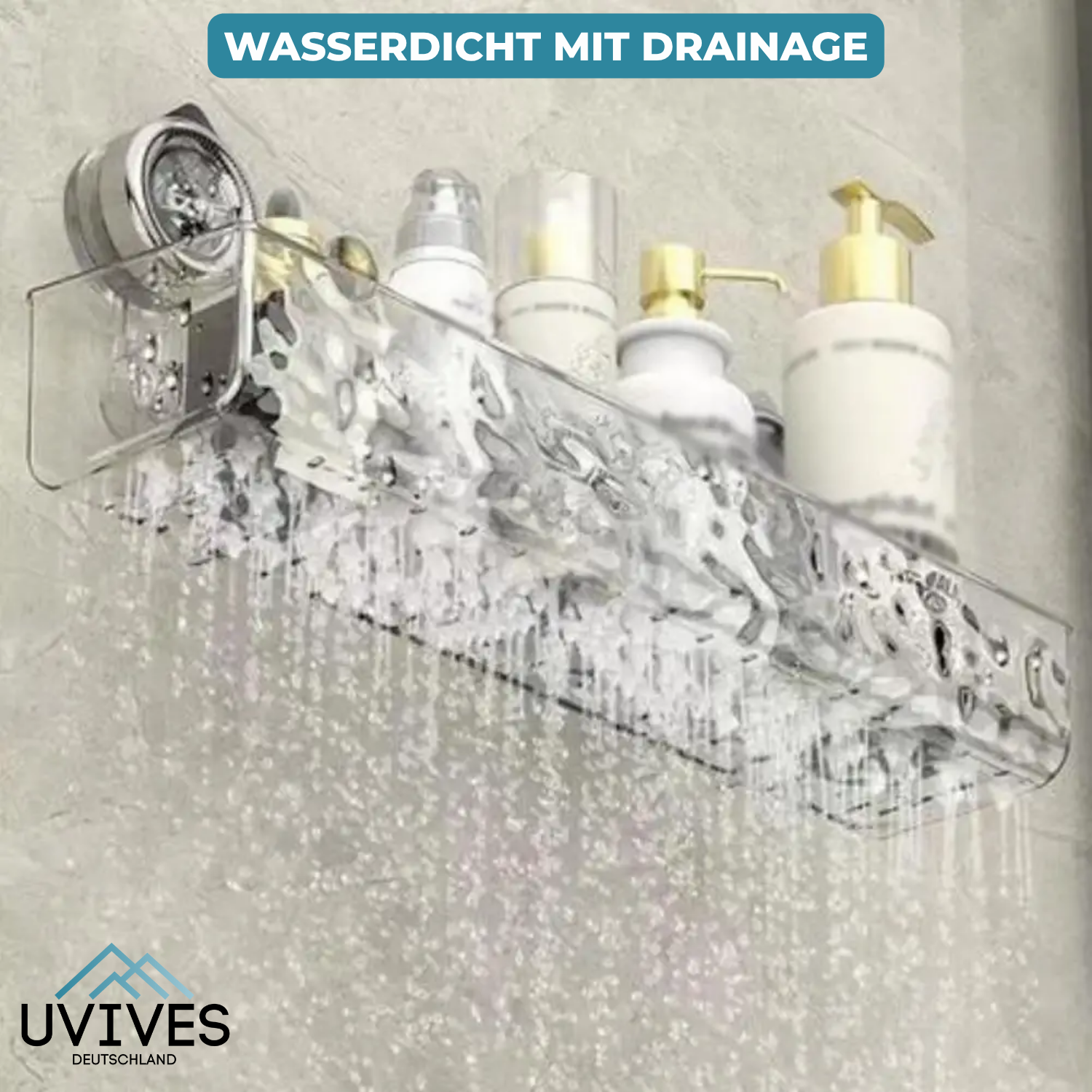Corner Shelf with Suction Cup – Stylish Storage for Your Bathroom