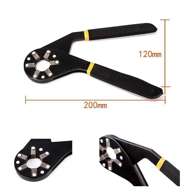 Vielseitiger 14-in-1 Verstellbarer Schraubenschlüssel mit Ergonomischem Griff