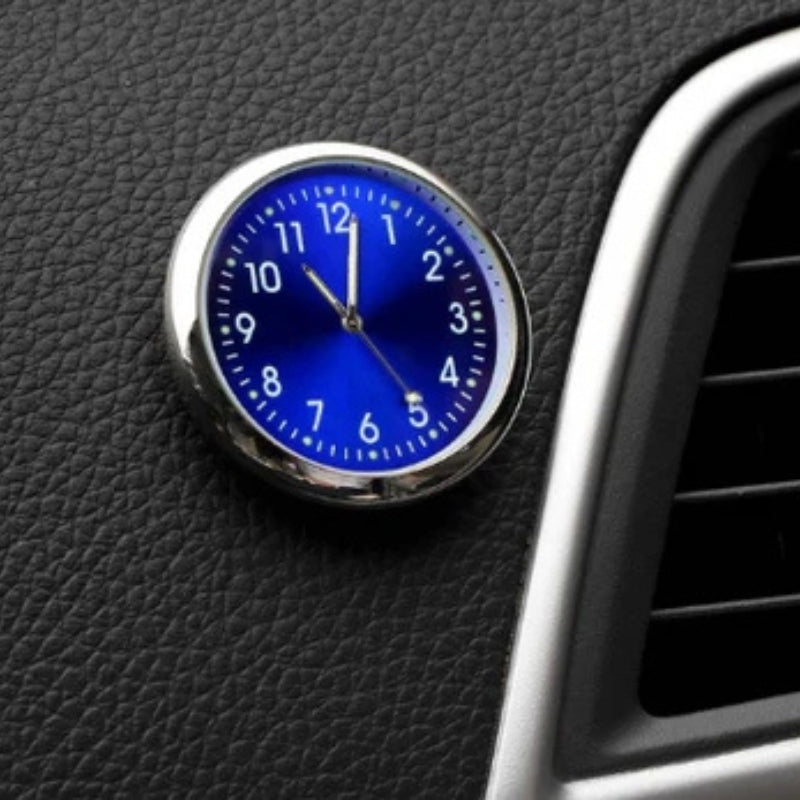 Mini Analog Uhr für Auto – Stilvolles Klebendes Design für Innenraum