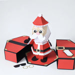 3D Pop-Up Karte - Santa Gag