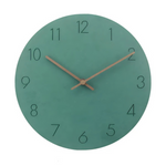 Große Holz-Wanduhr – Minimalistisches Design mit lautlosem Mechanismus