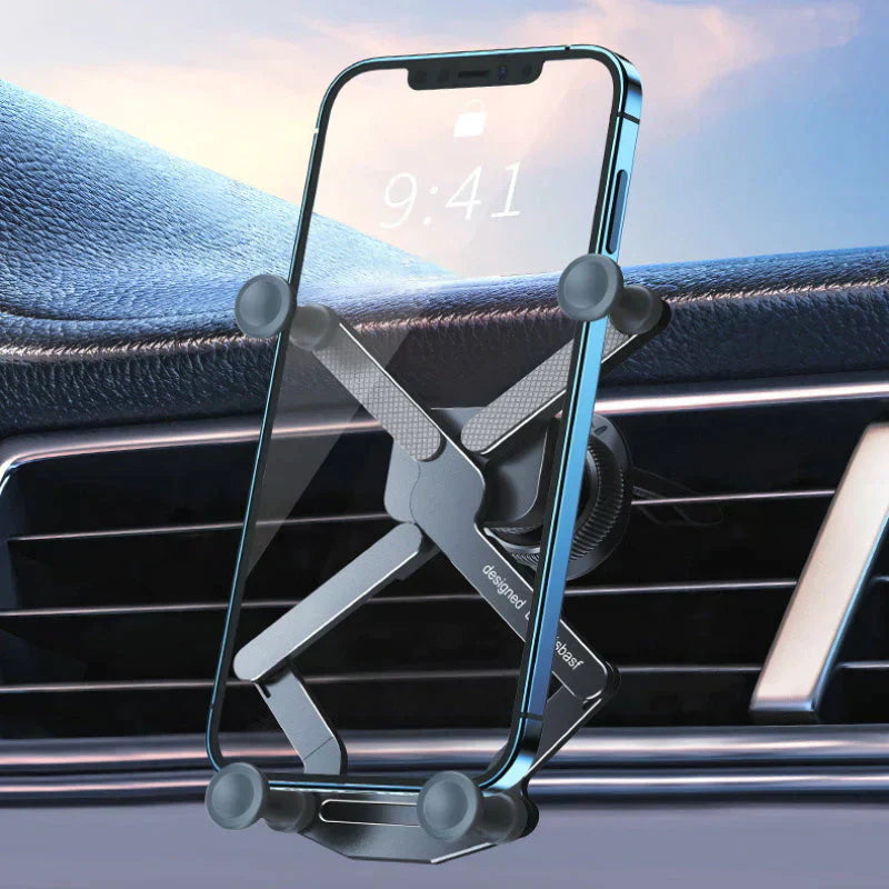 Verstellbarer Autohalter für Smartphones mit Lüftungsbefestigung