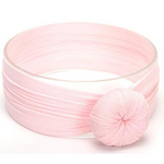 Knotenmuster Haarband für Mädchen – Weiches Baby Turban Stirnband