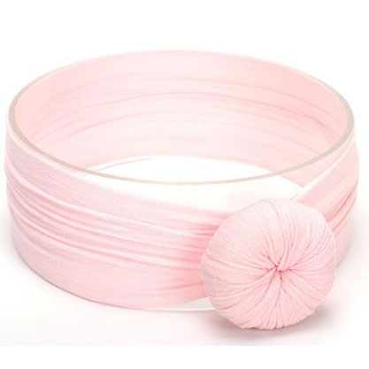 Knotenmuster Haarband für Mädchen – Weiches Baby Turban Stirnband