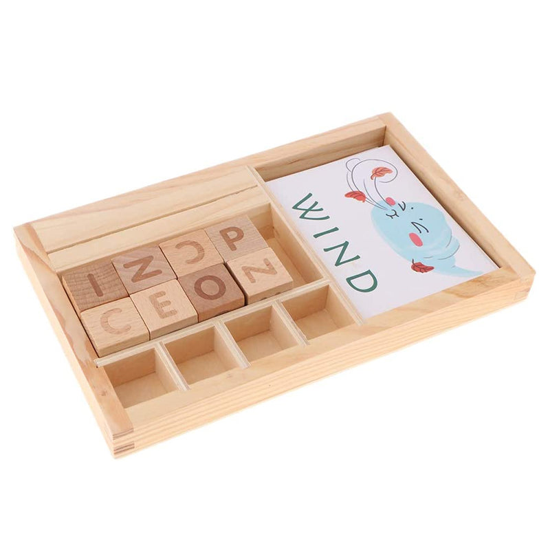 Lernspielzeug mit Holzbuchstaben für Kinder